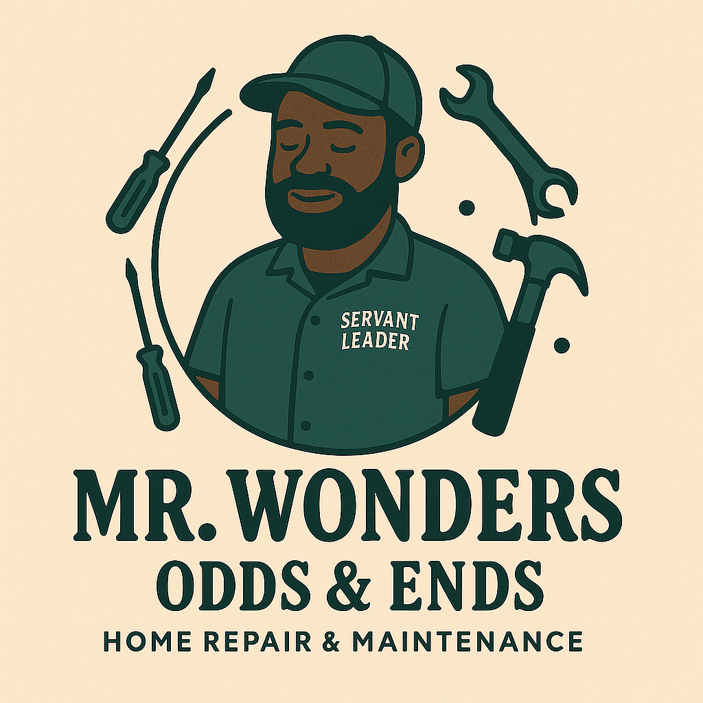 Mr. Wonders, co-owner of Odds & Ends Home Repair in Lawrenceville, GA, a servant leader dedicated to quality craftsmanship and trusted service in Metro Atlanta